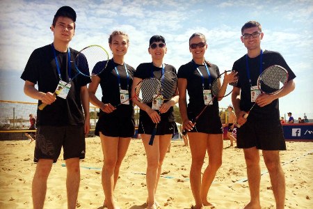 Члены сборной КГАСУ по бадминтону приняли активное участие в III Всероссийских пляжных играх в Казани