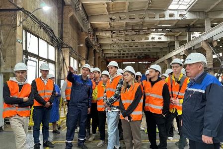 Студенты ИТС КГАСУ посетили завод железобетонных изделий АО «Казметрострой»