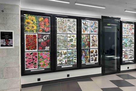 Выставка работ студентов КГАСУ по графическому дизайну открылась в фойе корпуса № 4