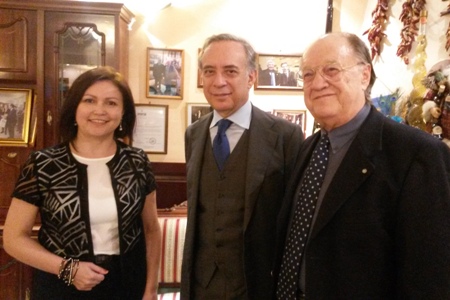 Директор Итальянского центра при КГАСУ Л.И. Гильмеева встретилась с Послом Италии в России г-ном Паскуале Терраччано 