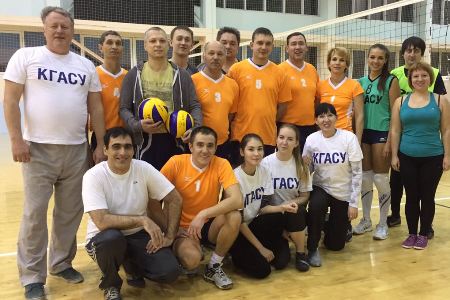 Подведены итоги первенства КГАСУ по волейболу: победу одержала команда Управления!