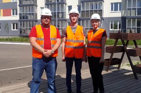 Студенты КГАСУ прошли преддипломную практику в компании «ЮИТ Казань» финского строительного концерна YIT 