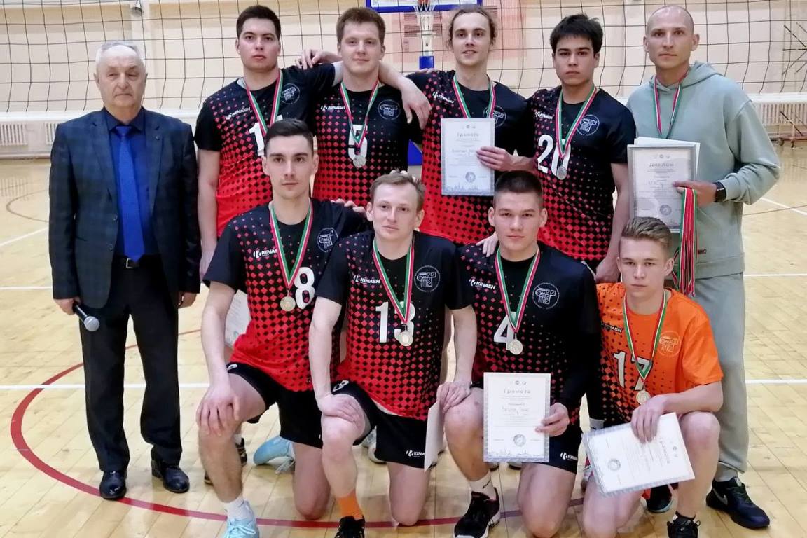 Сборная команда КГАСУ заняла 2 место в финале Чемпионата Студенческой волейбольной Лиги РТ