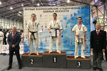 Студенты КГАСУ успешно выступили на первых Всероссийских студенческих играх боевых искусств