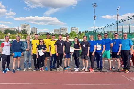 Команда ИСТИЭС заняла 1 место в соревнованиях по легкой атлетике среди сотрудников КГАСУ
