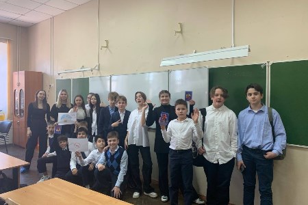 Волонтерский центр КГАСУ провёл эко-квест для учеников 6 класса школы № 18 Казани