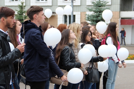 Студенты КГАСУ поддержали всероссийскую акцию "Помним Беслан"