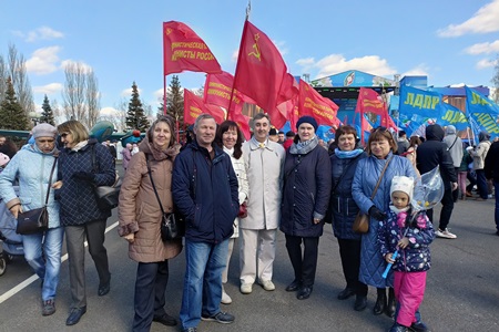 Преподаватели и сотрудники КГАСУ приняли участие в праздновании 1 мая в Парке Победы