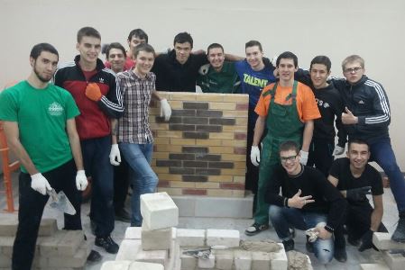 Студенты КГАСУ в Казанском колледже коммунального хозяйства и строительства получили рабочие профессии