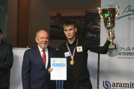 Студент КГАСУ Сергей Горыславец одержал победу на Чемпионате России по русскому бильярду!