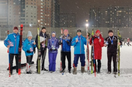 Преподаватели и сотрудники КГАСУ стали победителями и призерами лыжной гонки «Ночной Олимп — 2023»