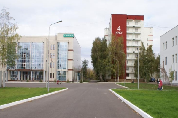 Спортивный комплекс "Тозуче" и студенческое общежитие на территории кампуса университета