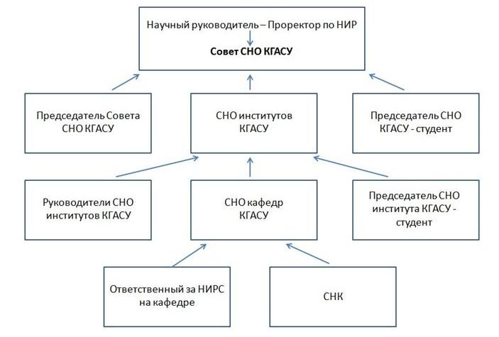 Организационная структура СНО Организационная структура СНО